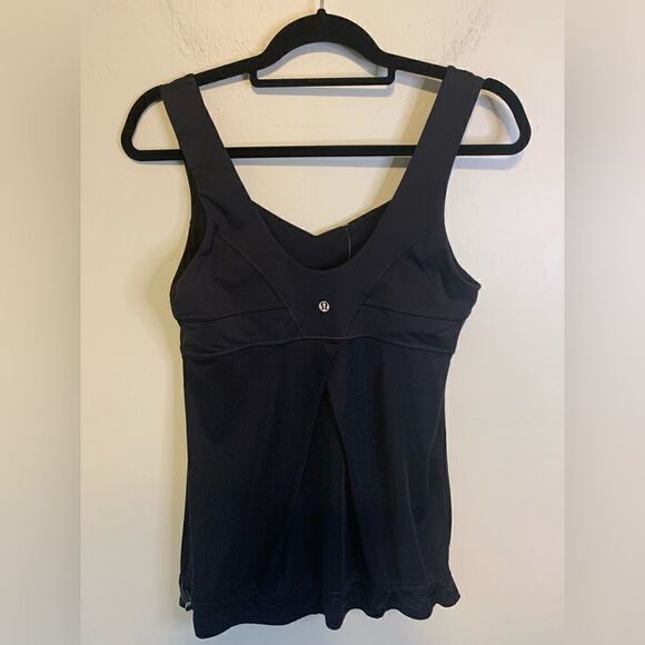 Lululemon Hustle & Bustle Tank Black size 8 - Picture 3 of 8